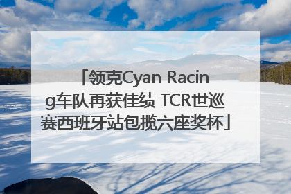 领克Cyan Racing车队再获佳绩 TCR世巡赛西班牙站包揽六座奖杯