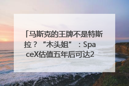 马斯克的王牌不是特斯拉？“木头姐”：SpaceX估值五年后可达2.5万亿美元！