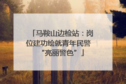 马鞍山边检站：岗位建功绘就青年民警“亮丽警色”