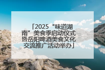 2025“味道湖南”美食季启动仪式暨岳阳啤酒美食文化交流推广活动举办