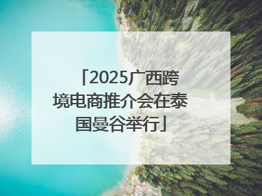 2025广西跨境电商推介会在泰国曼谷举行