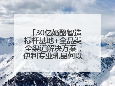 30亿奶酪智造标杆基地+全品类全渠道解决方案，伊利专业乳品何以成为 2025 焙烤展 MV