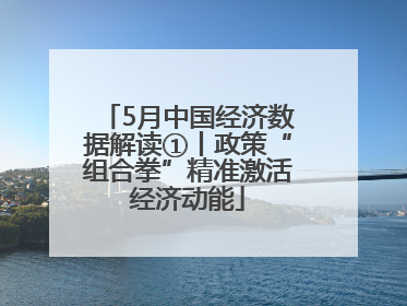 5月中国经济数据解读①丨政策“组合拳”精准激活经济动能